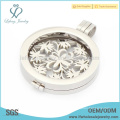 Charming small flower floating coin locket, professional locket manufacturer